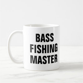 Taza De Café Maestro de Pesca de Bass