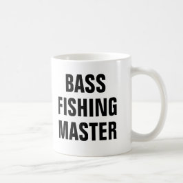 Taza De Café Maestro de Pesca de Bass