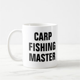 Taza De Café Maestro de pesca de carpa