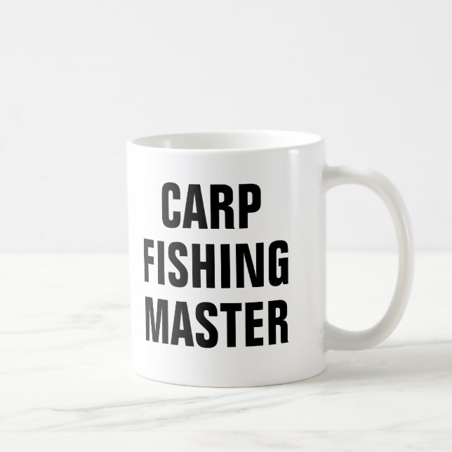 Taza De Café Maestro de pesca de carpa (Derecha)