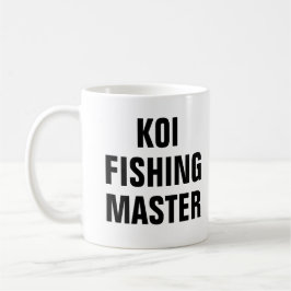 Taza De Café Maestro de pesca de Koi