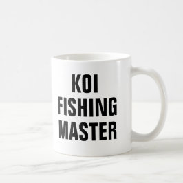 Taza De Café Maestro de pesca de Koi