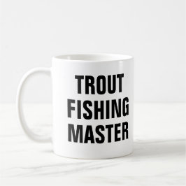 Taza De Café Maestro de pesca de trucha