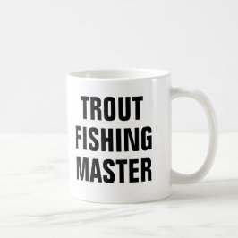 Taza De Café Maestro de pesca de trucha