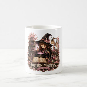 Taza De Café Maestro de Pociones en Acción Bruja Fantasía Adora