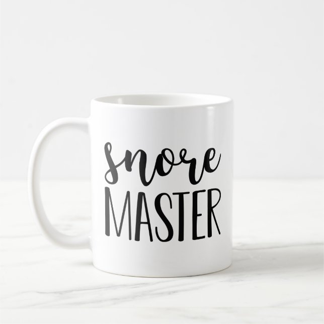 Taza De Café Maestro de ronquidos (Izquierda)