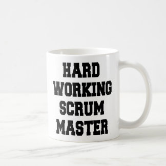 Taza De Café Maestro del escudo de trabajo duro