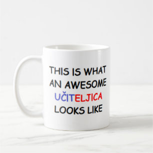 Taza De Café maestro esloveno uciteljica, impresionante