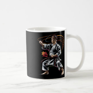 Taza De Café Maestro Karate En Acción Para Los Hinchas De Las A