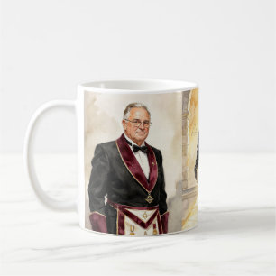 Taza De Café Maestro Masónico Francmasón Compás