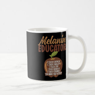 Taza De Café Maestro Melanina Profesores Negros Cita - Melanina
