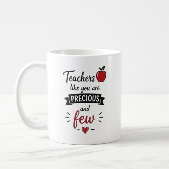 Taza De Café Maestros Como Tú Son Preciosos Personalizado (Izquierda)