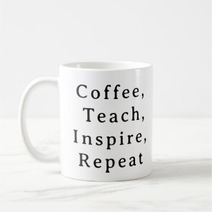 Taza De Café Maestros Mug - Inspire para la enseñanza del café