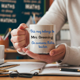 Taza De Café Maestros mug, regalo para profesor o estudiante fa