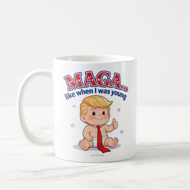 Taza De Café MAGA … como cuando era joven -  (Izquierda)