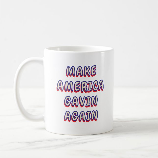 Taza De Café MAGA | Hacer que Estados Unidos gire de nuevo | Ne (Izquierda)