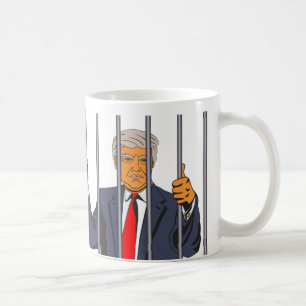 Taza De Café MAGA llora al condenado Donald Trump 45