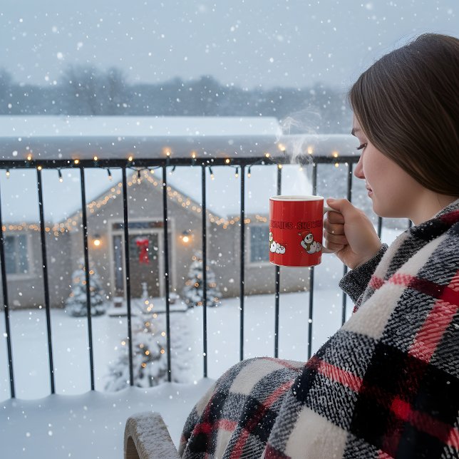 Taza De Café MagChillin' With My Snowmies Cute Snowman Winter  (Subido por el creador)