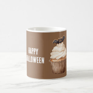 Taza De Café Magdalena de murciélago de Halloween