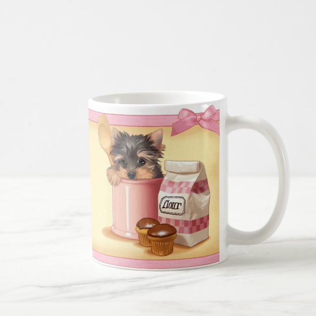 Taza De Café Magdalena Yorkie (Derecha)