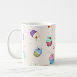 Taza De Café Magdalenas Coloridas Lindas