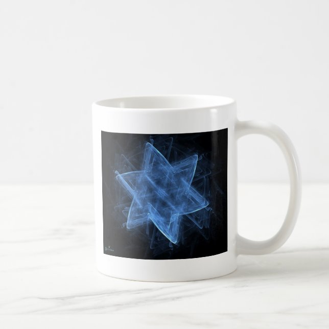 Taza De Café Magen David Fractal (Derecha)