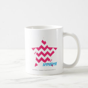 Taza De Café Magenta 2 del zigzag