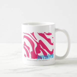 Taza De Café Magenta 3 de la cebra