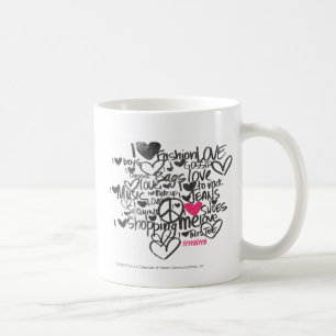 Taza De Café Magenta de la pintada