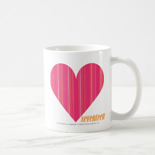 Taza De Café Magenta fina 4 de las rayas