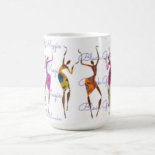 Taza De Café Magia de la Chica Negra