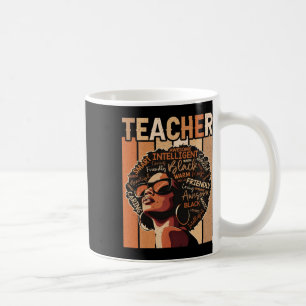 Taza De Café Magia de Maestra Negra Educación de Historia Negra