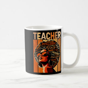 Taza De Café Magia de Maestra Negra Mes de la Historia Afroamer