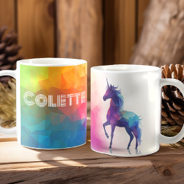 Taza De Café Magia de unicornio - Personalizada