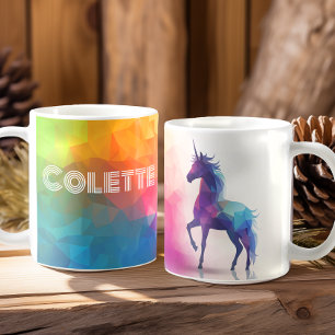 Taza De Café Magia de unicornio - Personalizada