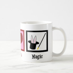 Taza De Café Magia del amor de la paz