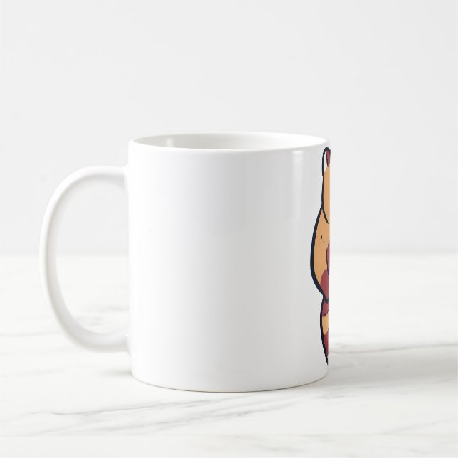 Taza De Café Magia del panda rojo (Izquierda)