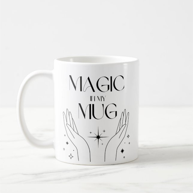 Taza De Café Magia en mi regalo de Halloween de Mug (Izquierda)