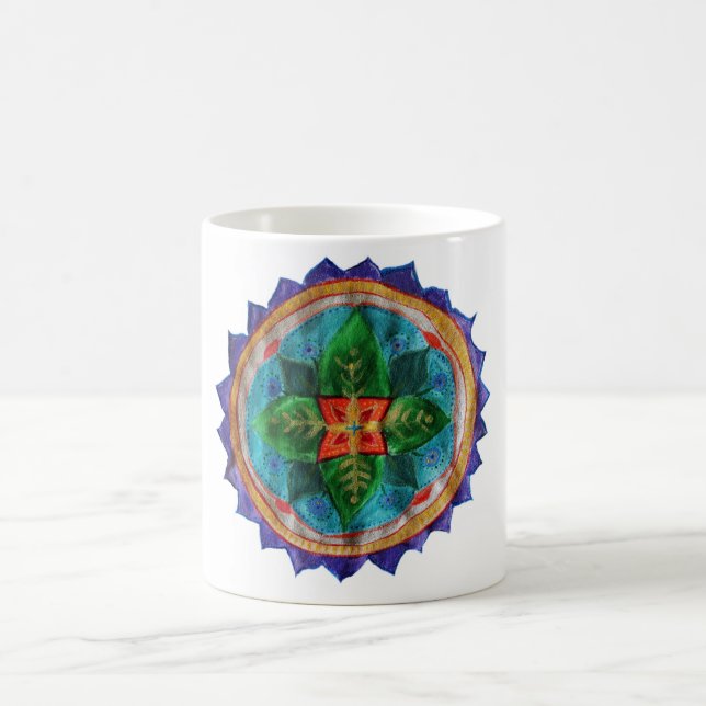 Taza De Café Magia Mandala Classic Mug (Centro)
