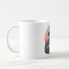 Taza De Café Magia Mushroom Meadow D5