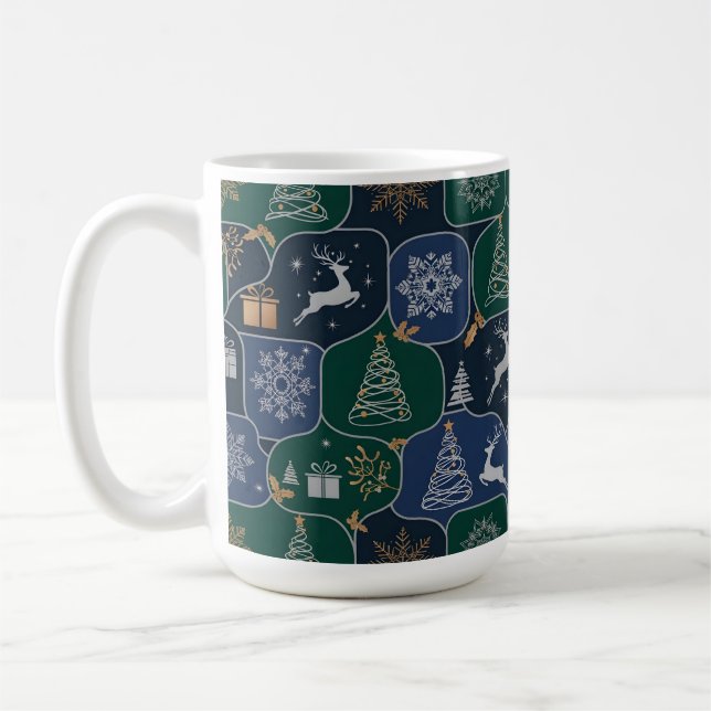 Taza De Café Magia Navideña Acogedora (Izquierda)
