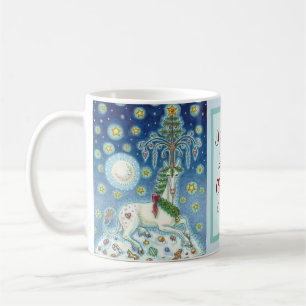 TAZA DE CAFÉ MAGIC NAVIDADES UNICORN, HOLIDAY HORSE CLASSIC MUG