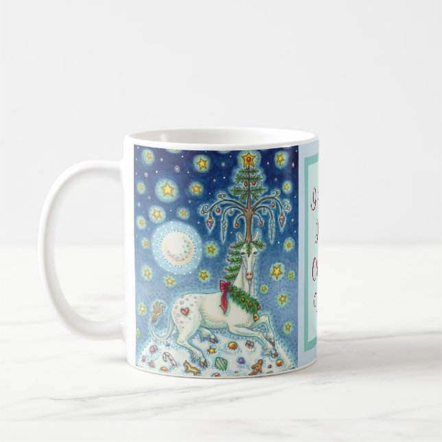 TAZA DE CAFÉ MAGIC NAVIDADES UNICORN, HOLIDAY HORSE CLASSIC MUG (Izquierda)
