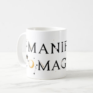 Taza de café mágica de manifestación Taza de caf
