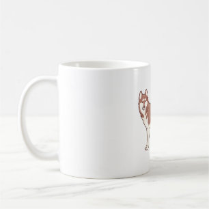 Taza De Café Mágica Husky