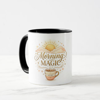 Taza de café Mágica Mañana Encantadora |