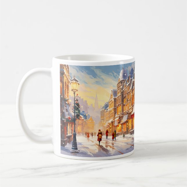 Taza De Café Magical Christmas Shopping (Izquierda)