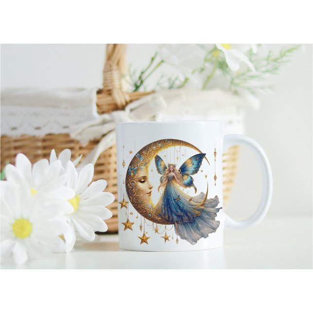 Taza De Café Magical Gift for Her - Fairy & Moon Coffee Cup (Subido por el creador)