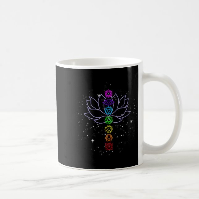 Taza De Café Magical Mandala Lotus Lines Cool Mandala Design Lo (Derecha)