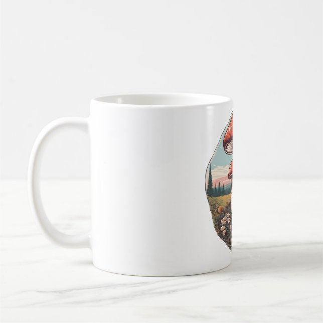 Taza De Café Magical Mushroom Meadow D24 (Izquierda)